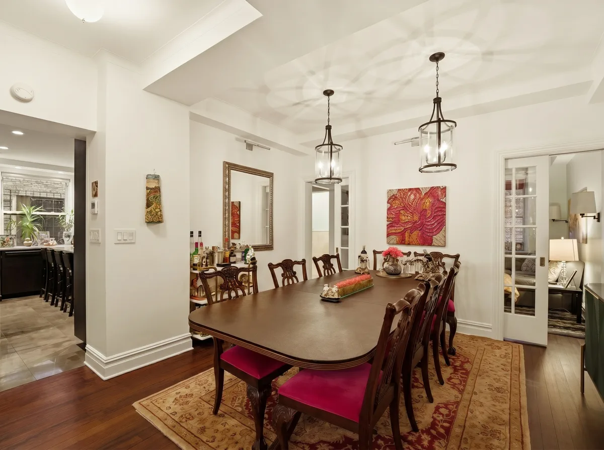 Dining room, as it is today