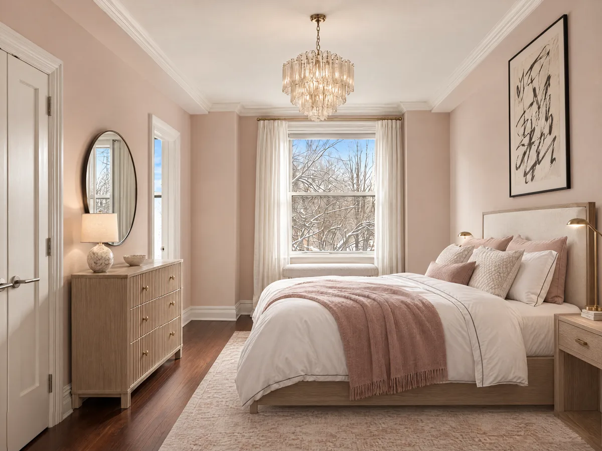 Second bedroom, virtually staged